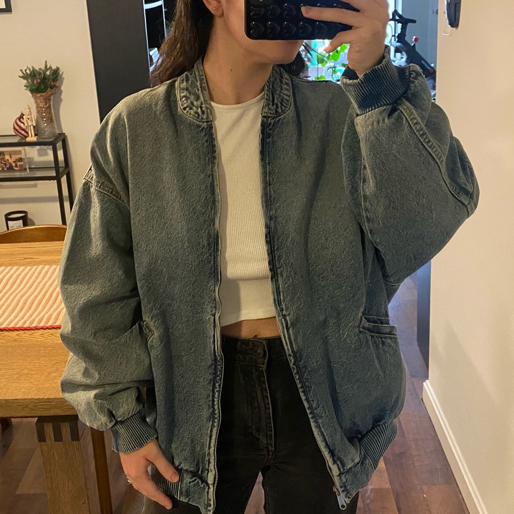 Cotton Denim Jacket Zara